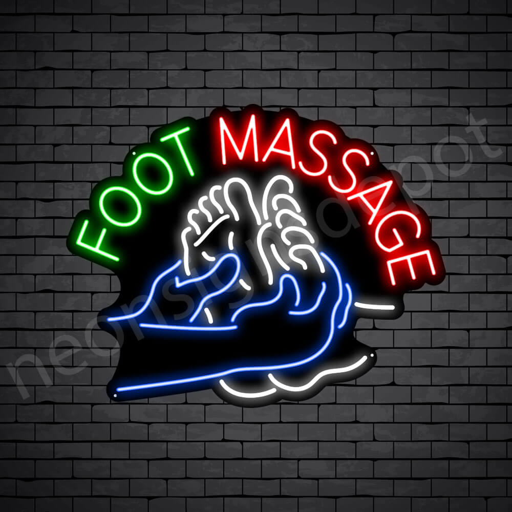 Spa Massage Neon Sign Neon Signs Depot 8317